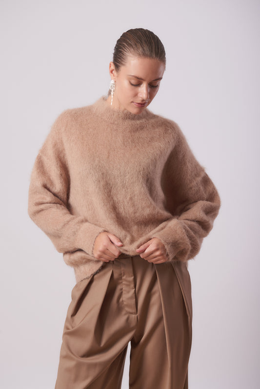 Pullover 1 Mohair Sweater | Nude