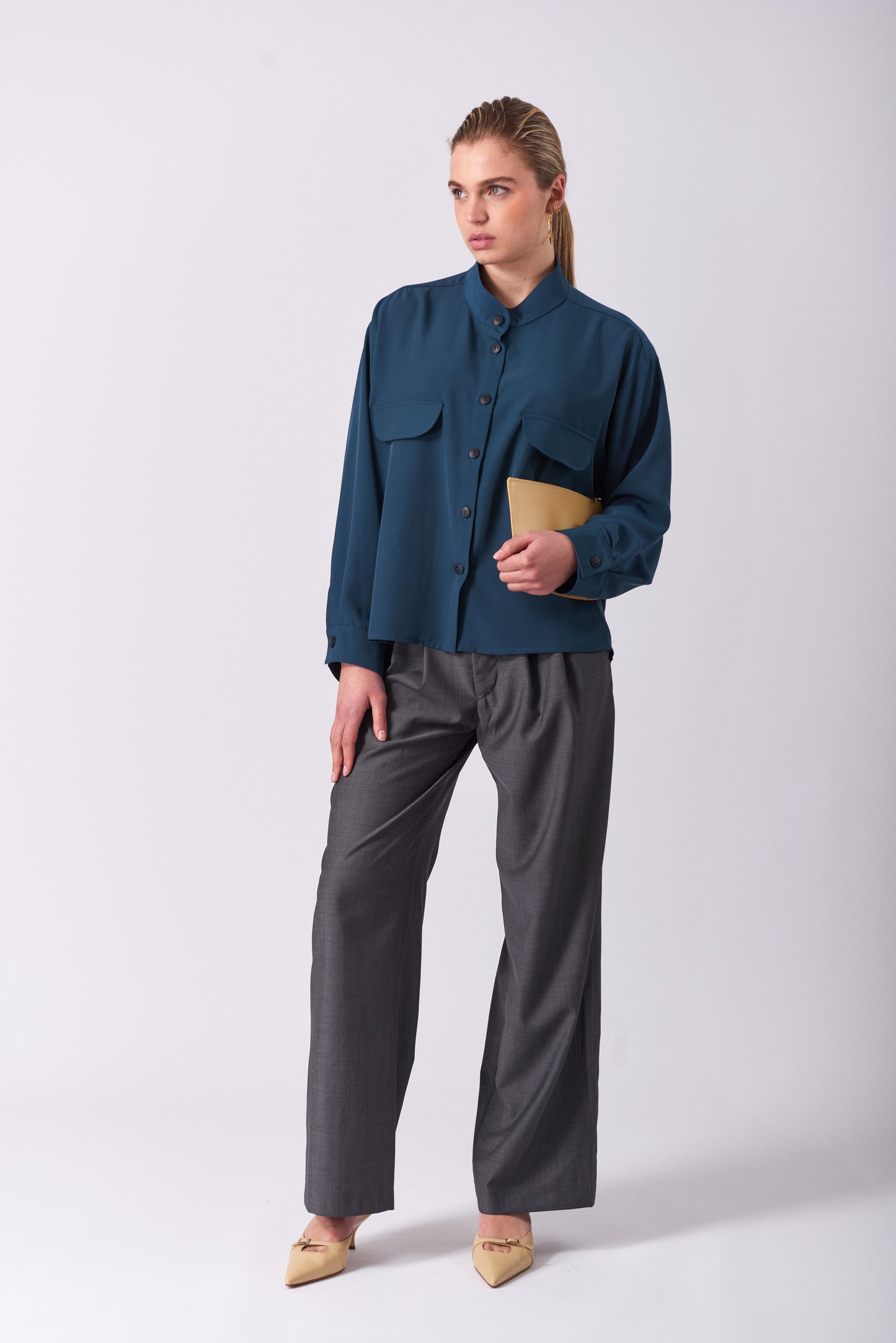 Top 12 Long Sleeved Shirt | Petrol