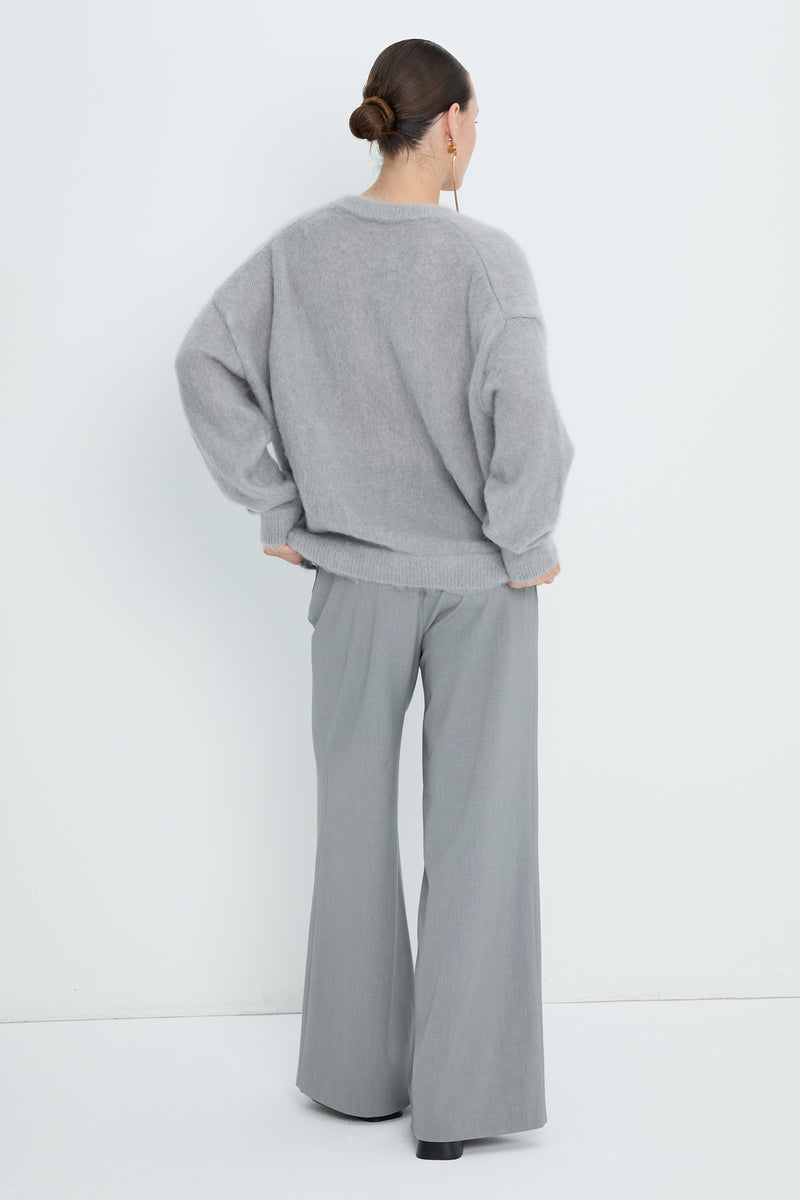 Pullover V neck | Light Gray