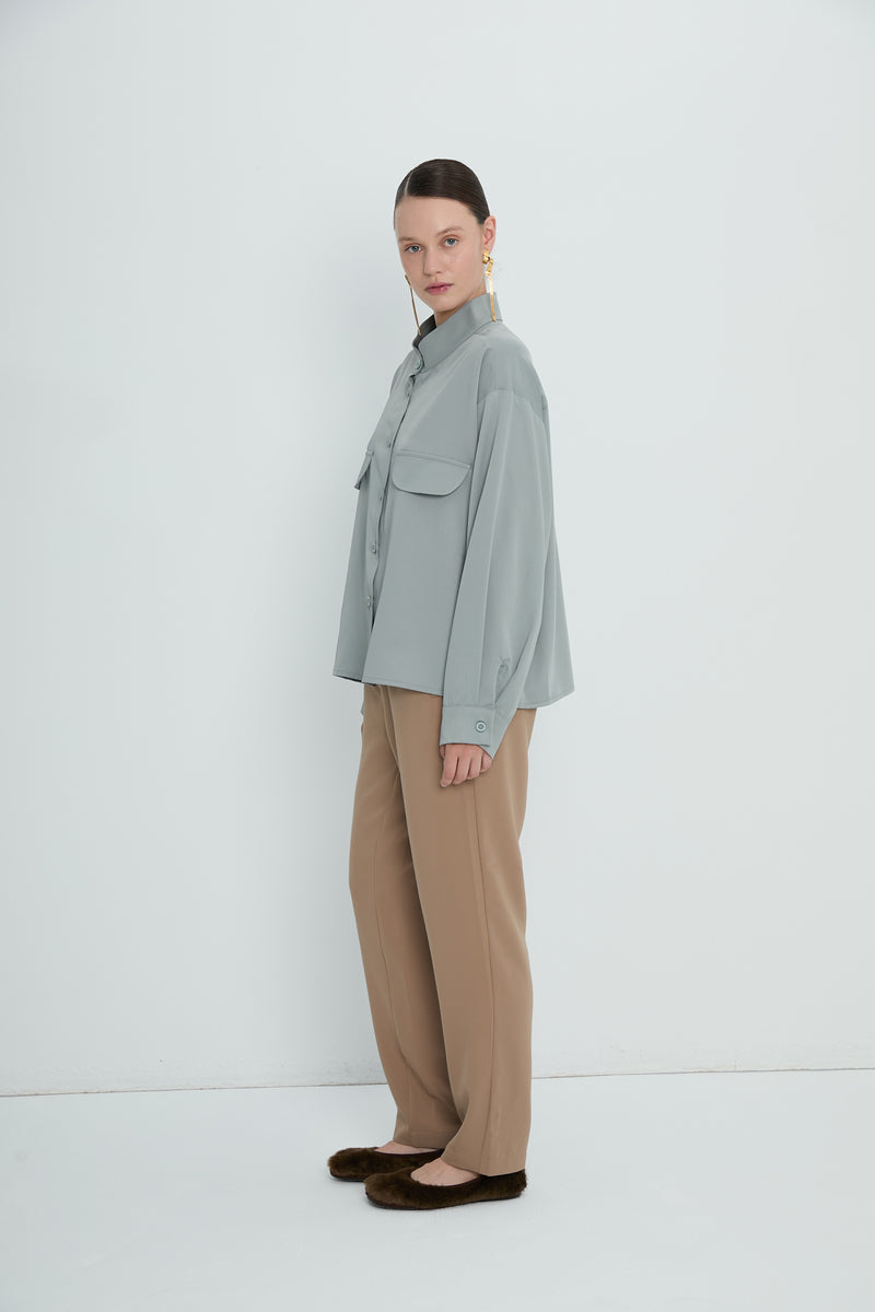 Top 12 Long Sleeved Shirt | Sky