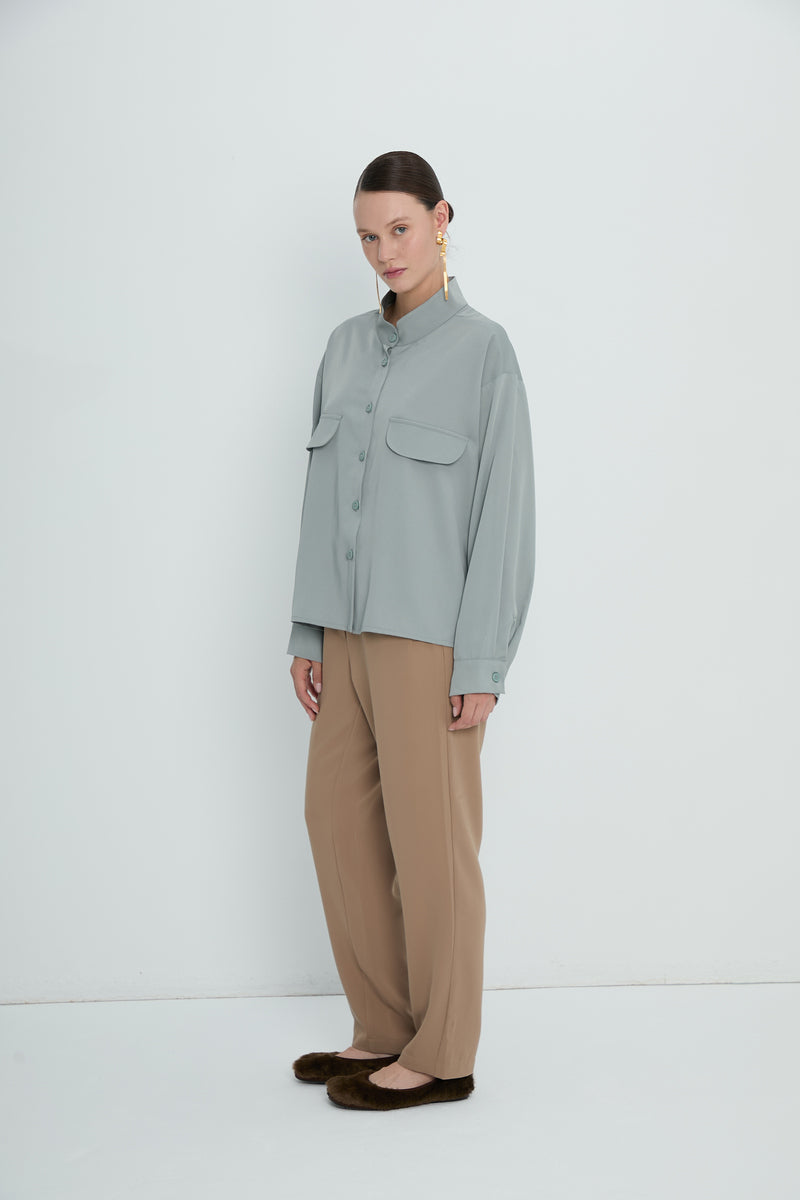 Top 12 Long Sleeved Shirt | Sky