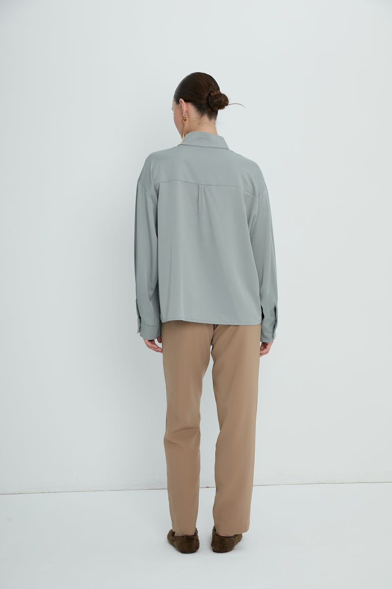 Top 12 Long Sleeved Shirt | Sky