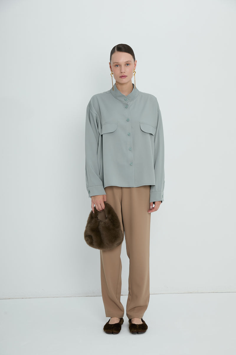 Top 12 Long Sleeved Shirt | Sky