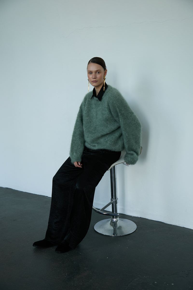 Pullover 3 - Dusty Green