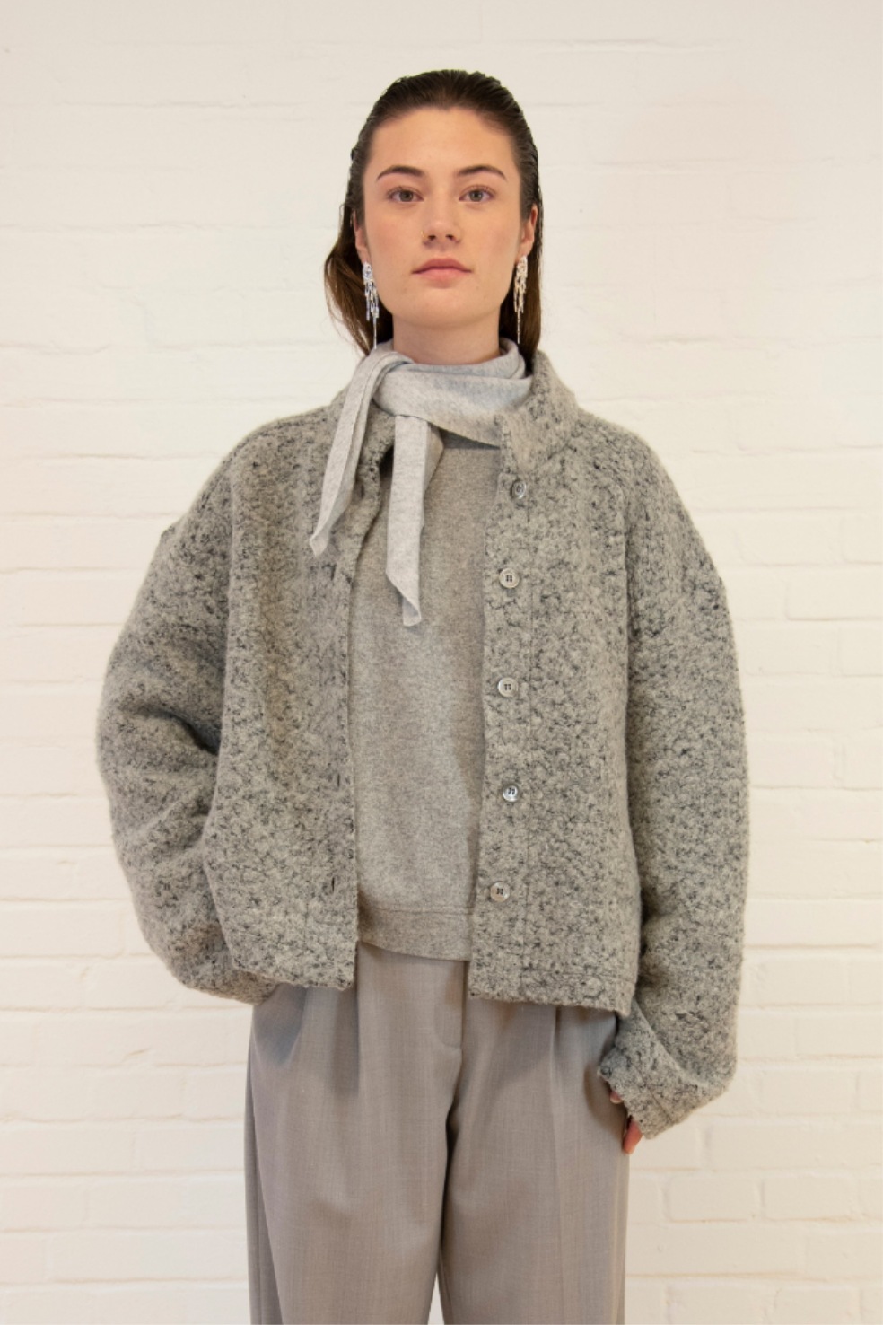 Jacket 3 - Short Jacket - Light Grey