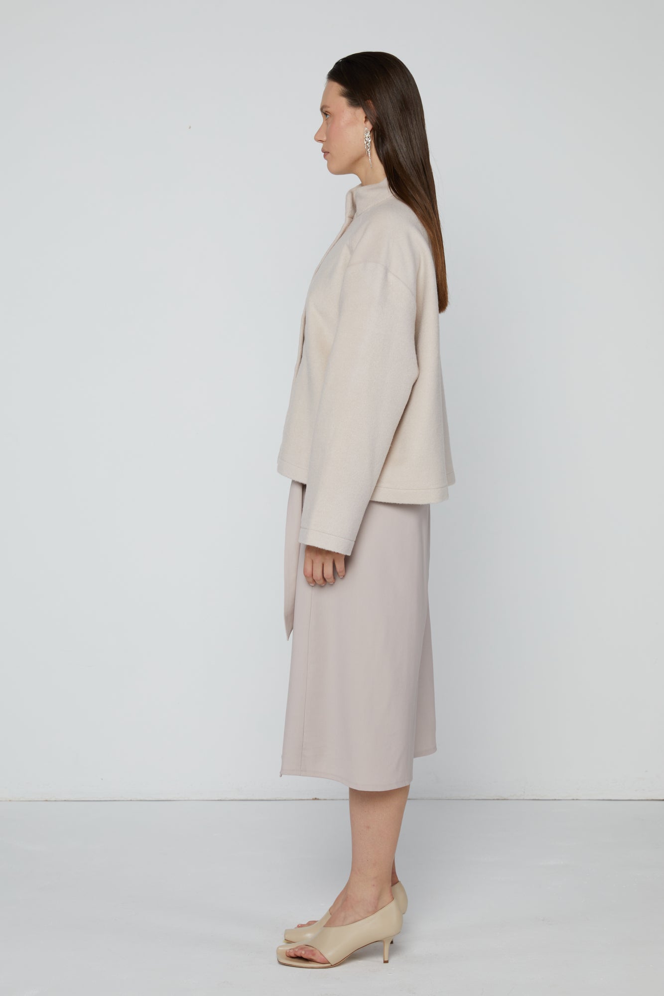 Jacket 3 Short Jacket | Nude