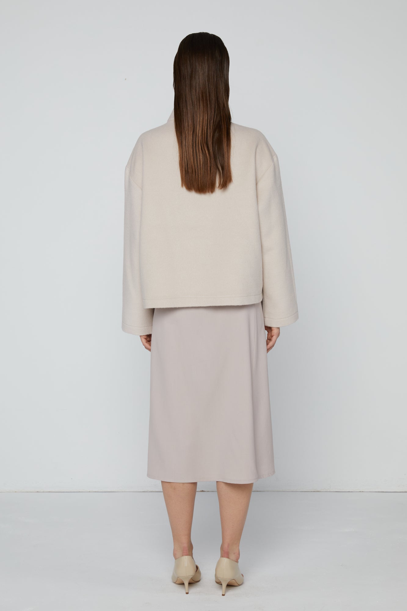 Jacket 3 Short Jacket | Nude