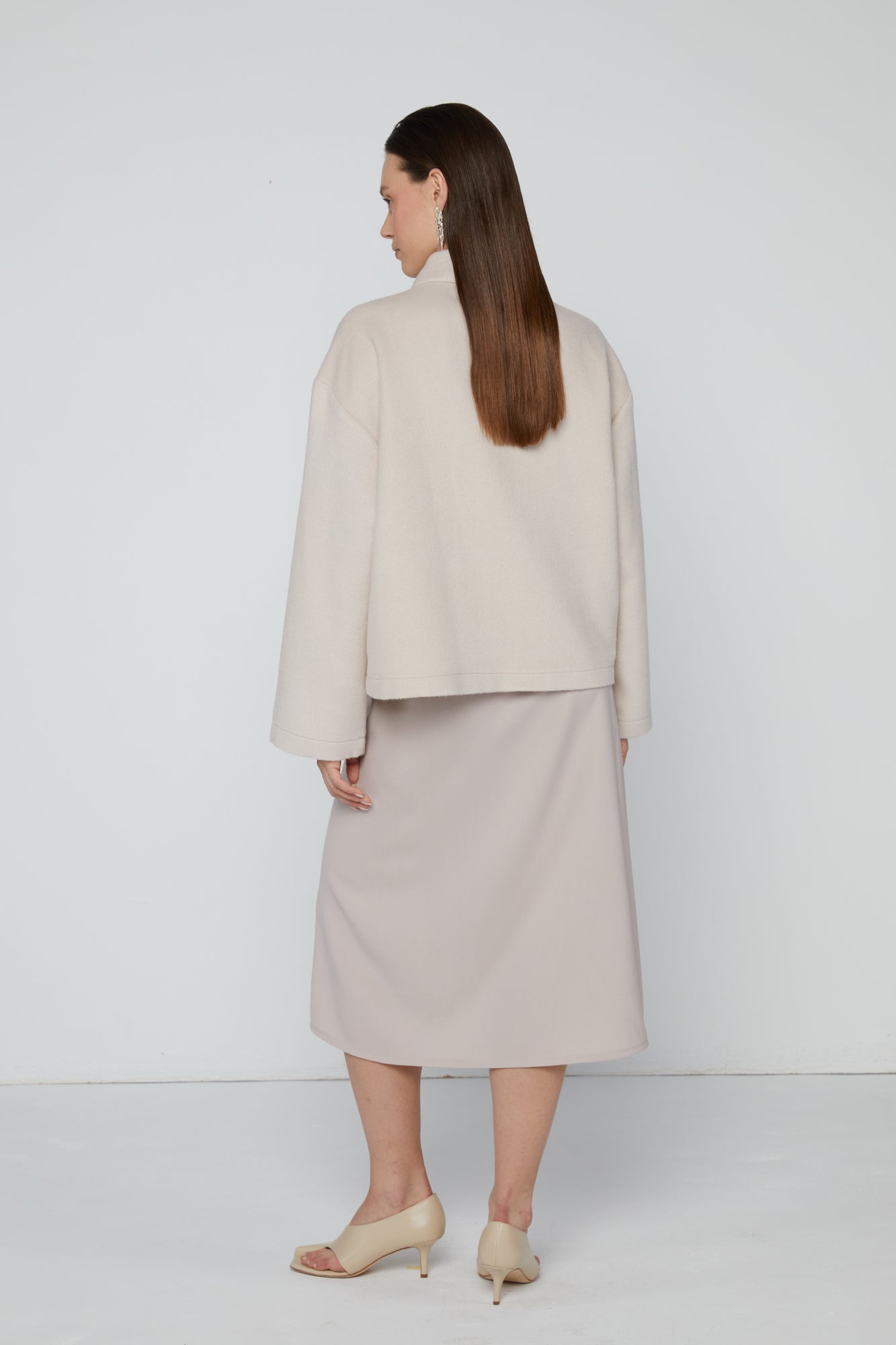 Jacket 3 Short Jacket | Nude