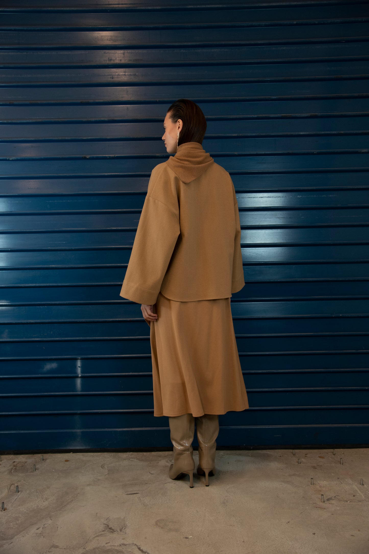 Jacket 4 Wide sleeved overshirt | Camel