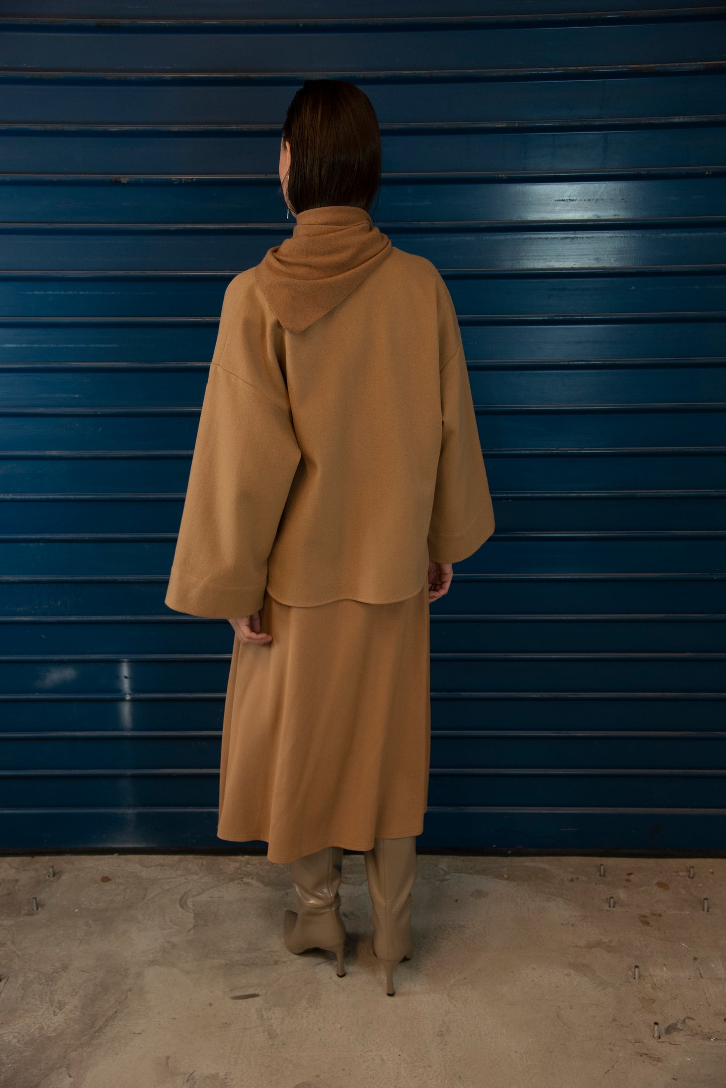 Jacket 4 Wide sleeved overshirt | Camel