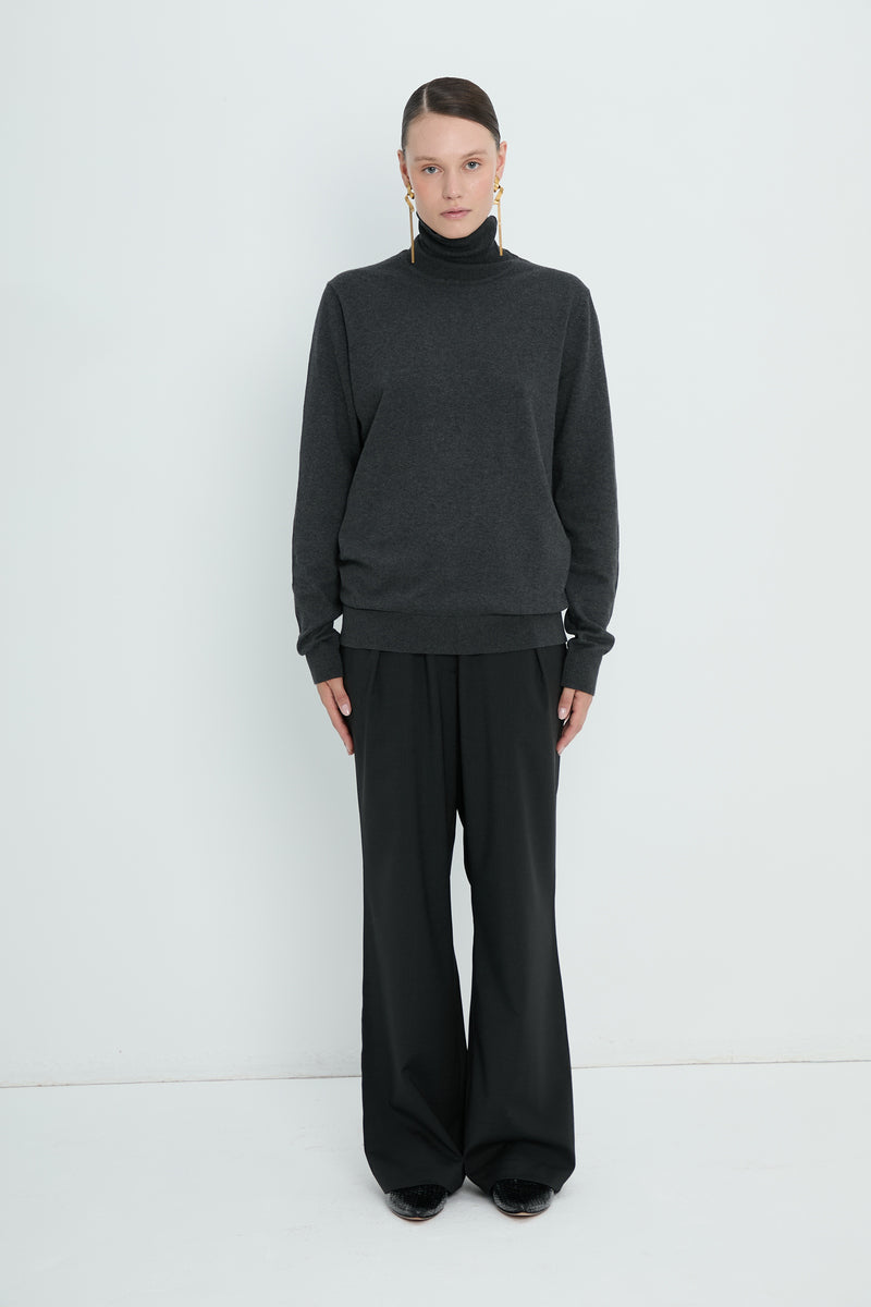 Pants 2 Relaxed Fit Trousers | Charcoal Stripe