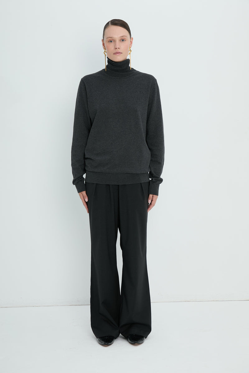 Pants 2 Relaxed Fit Trousers | Charcoal Stripe