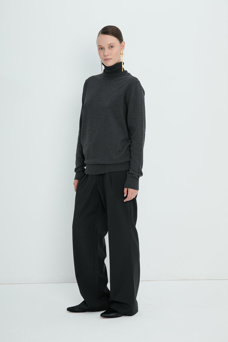 Pants 2 Relaxed Fit Trousers | Charcoal Stripe