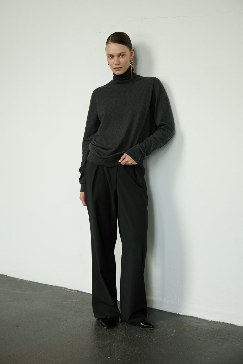 Pants 2 Relaxed Fit Trousers | Charcoal Stripe