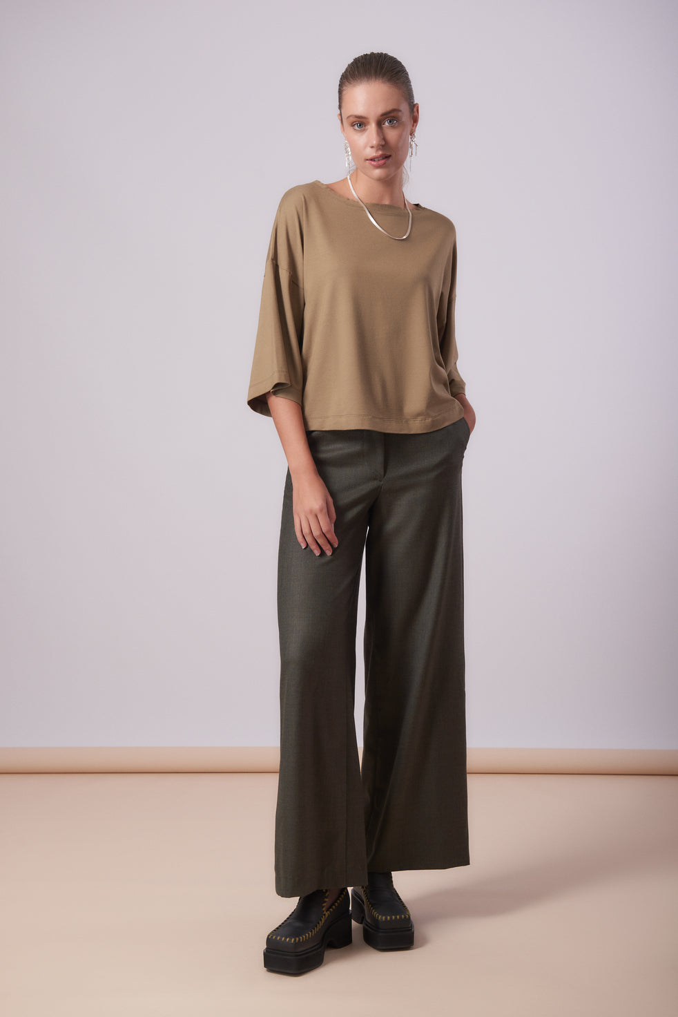 Pants 3 Tailored Trousers | Dark Olive