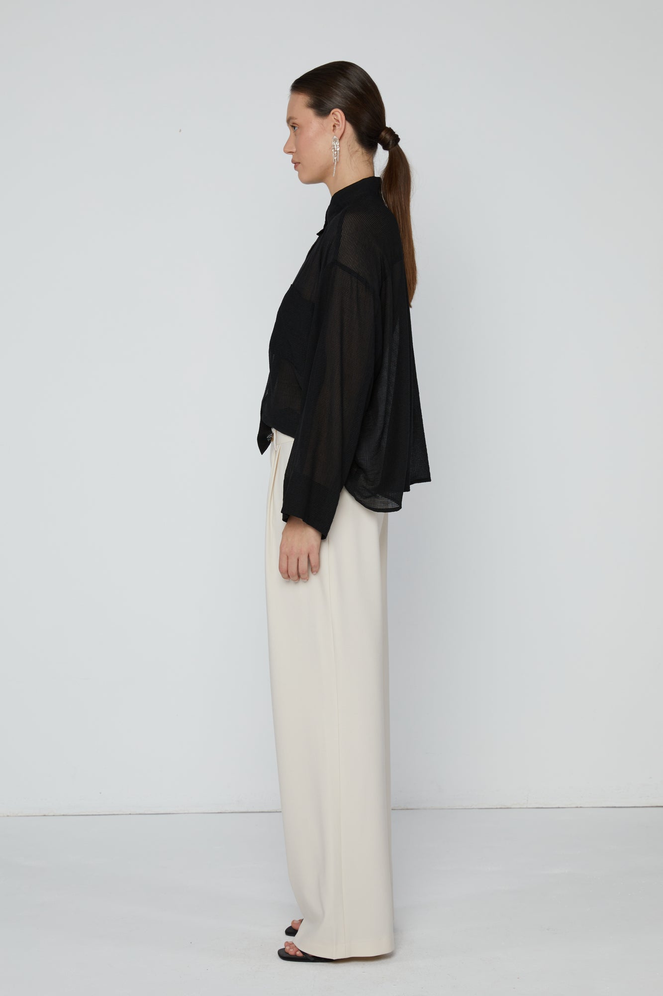 Pants 4 Relaxed Fit Trouwsers | Cream