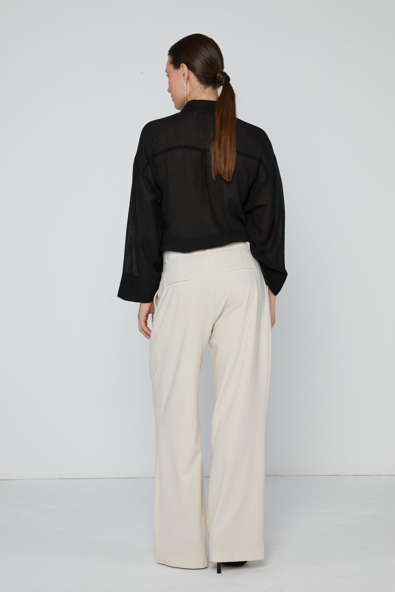 Pants 4 Relaxed Fit Trouwsers | Cream