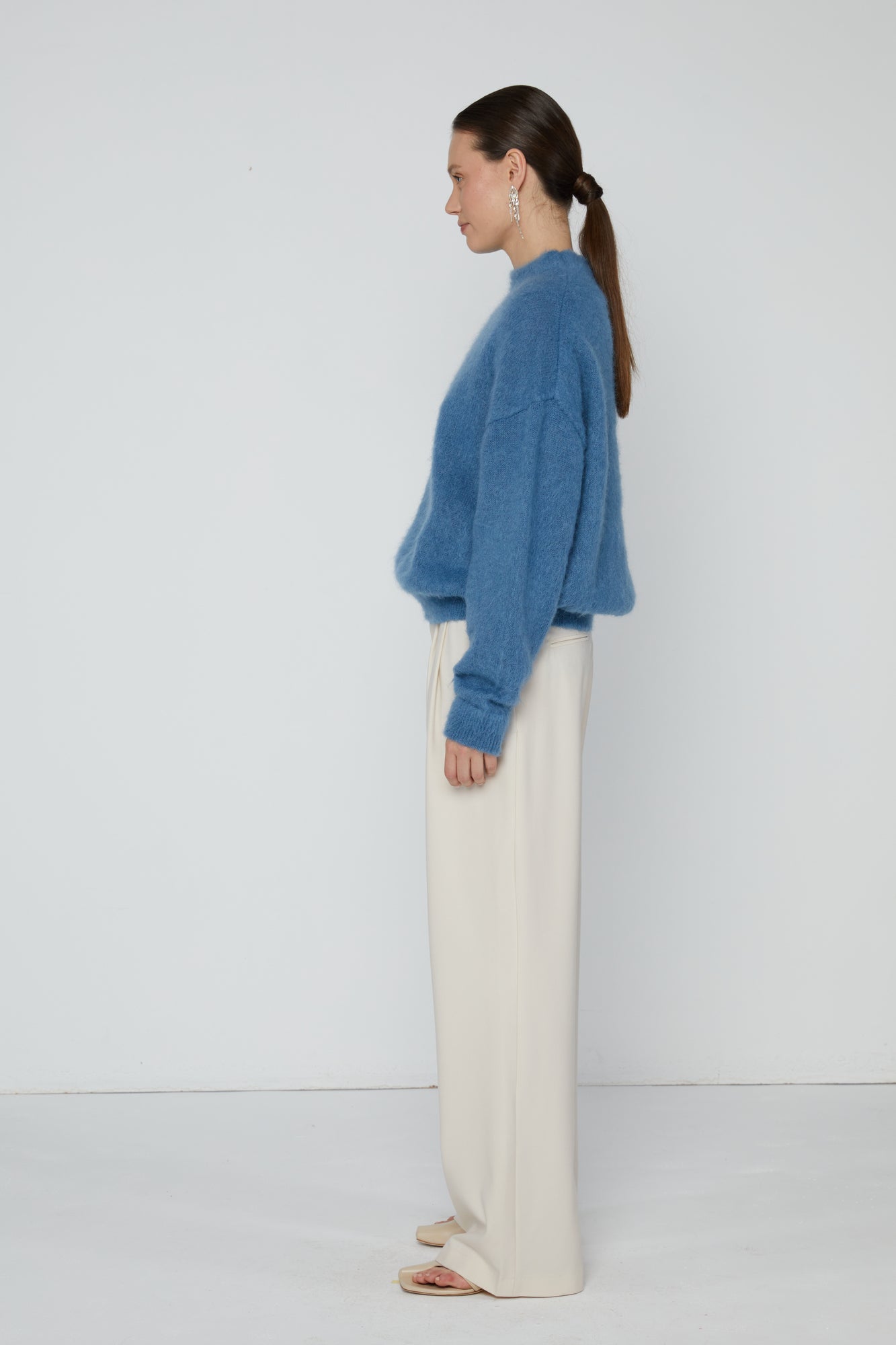 Pullover 1 Mohair Sweater | Bright Blue