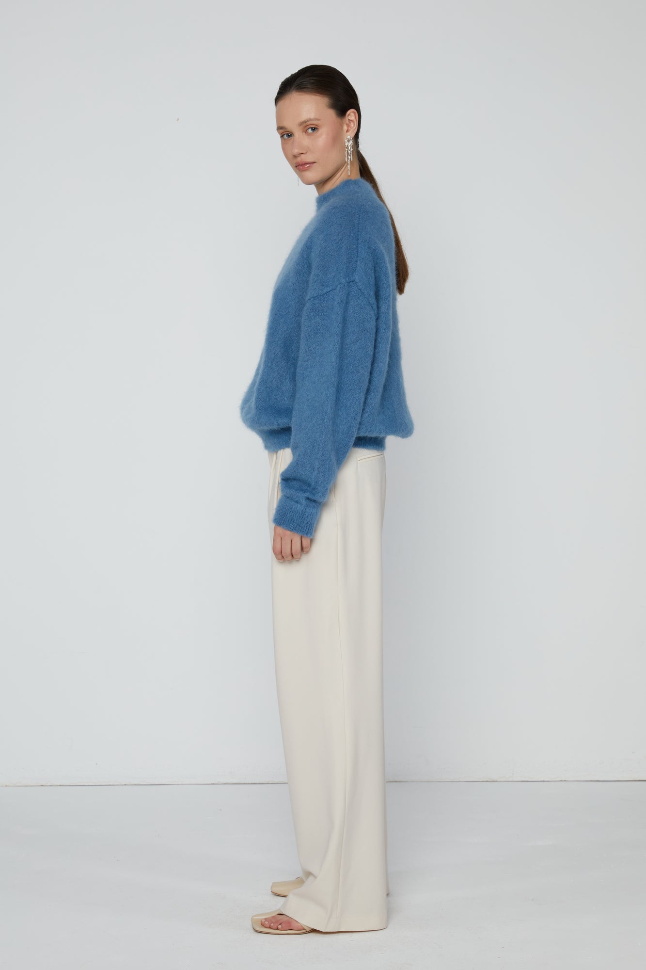 Pullover 1 Mohair Sweater | Bright Blue