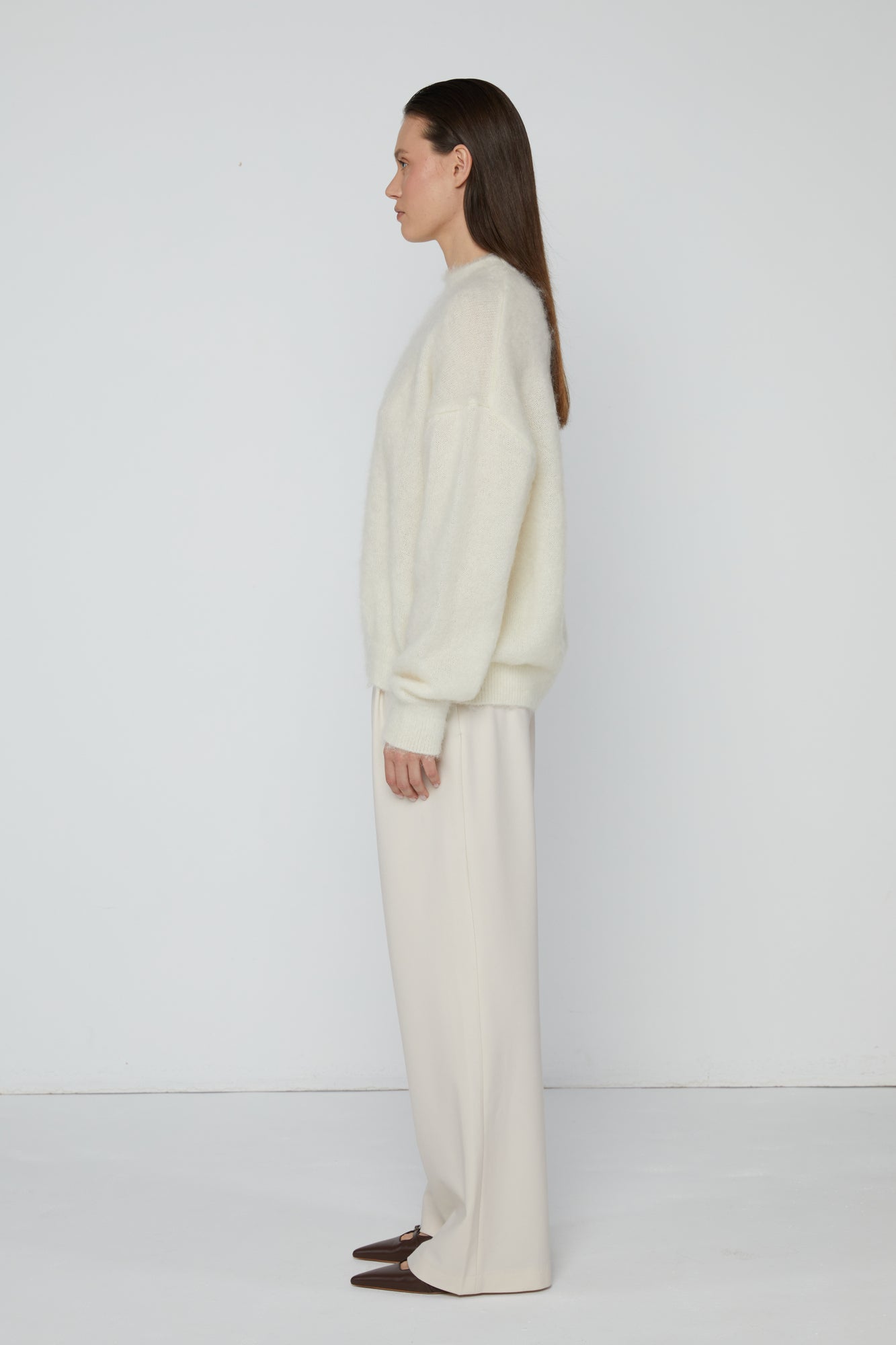 Pullover 1 Mohair Sweater | Cream