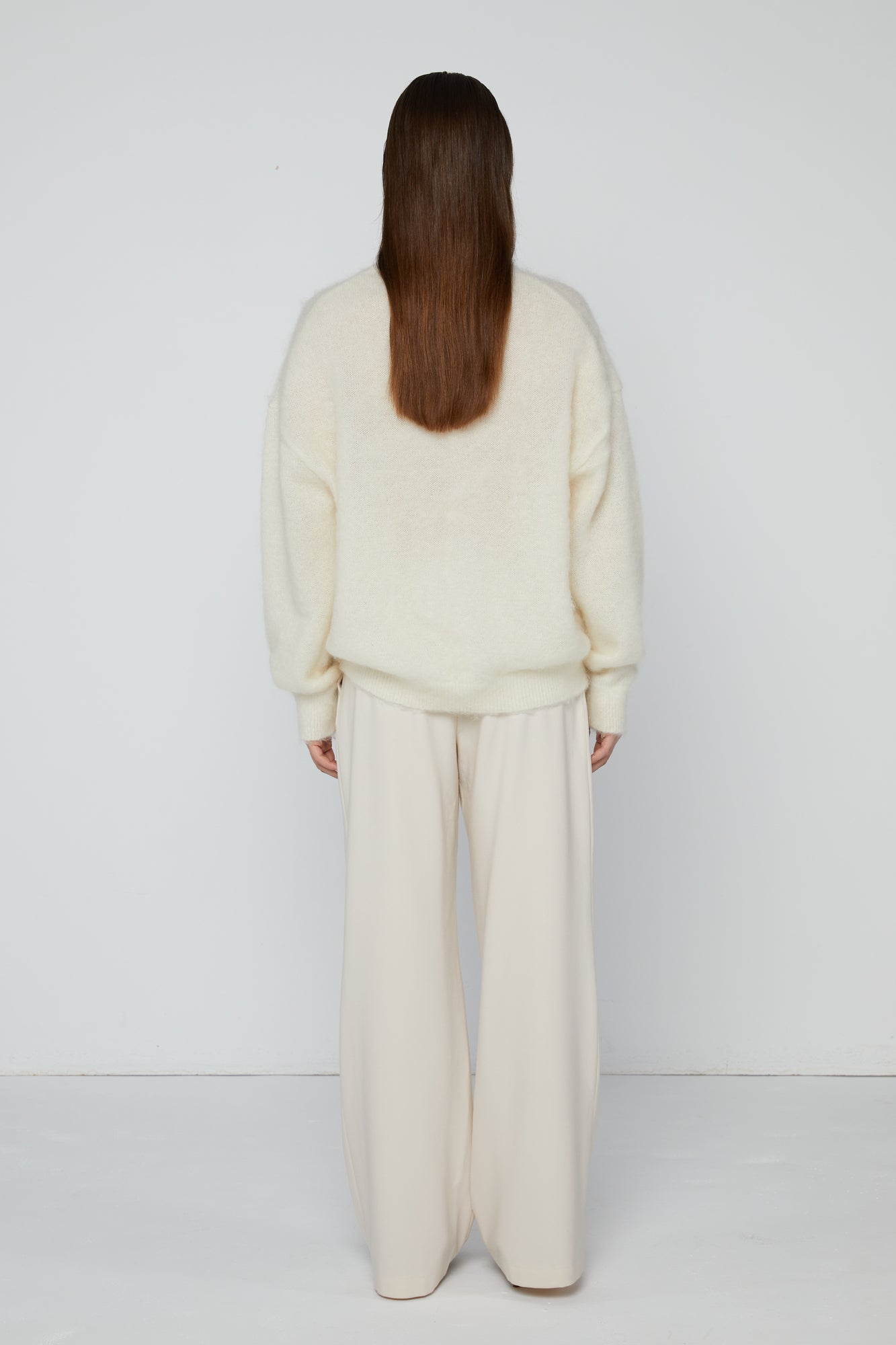 Pullover 1 Mohair Sweater | Cream