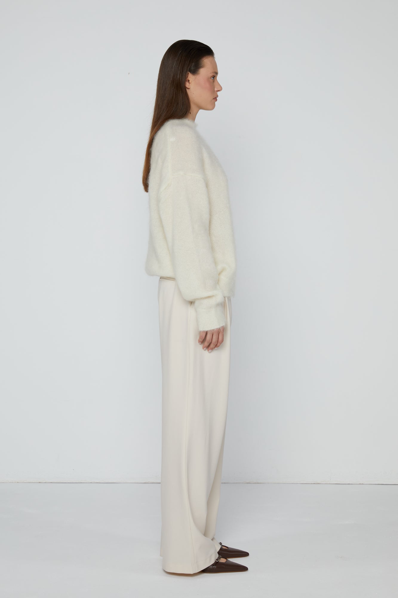 Pullover 1 Mohair Sweater | Cream