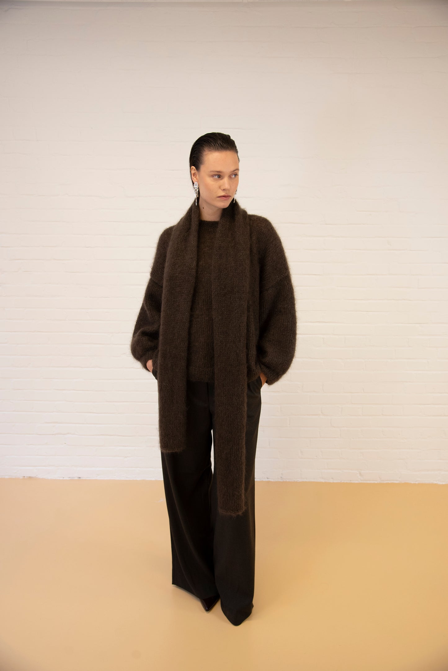 Pullover 3 - Dark Brown