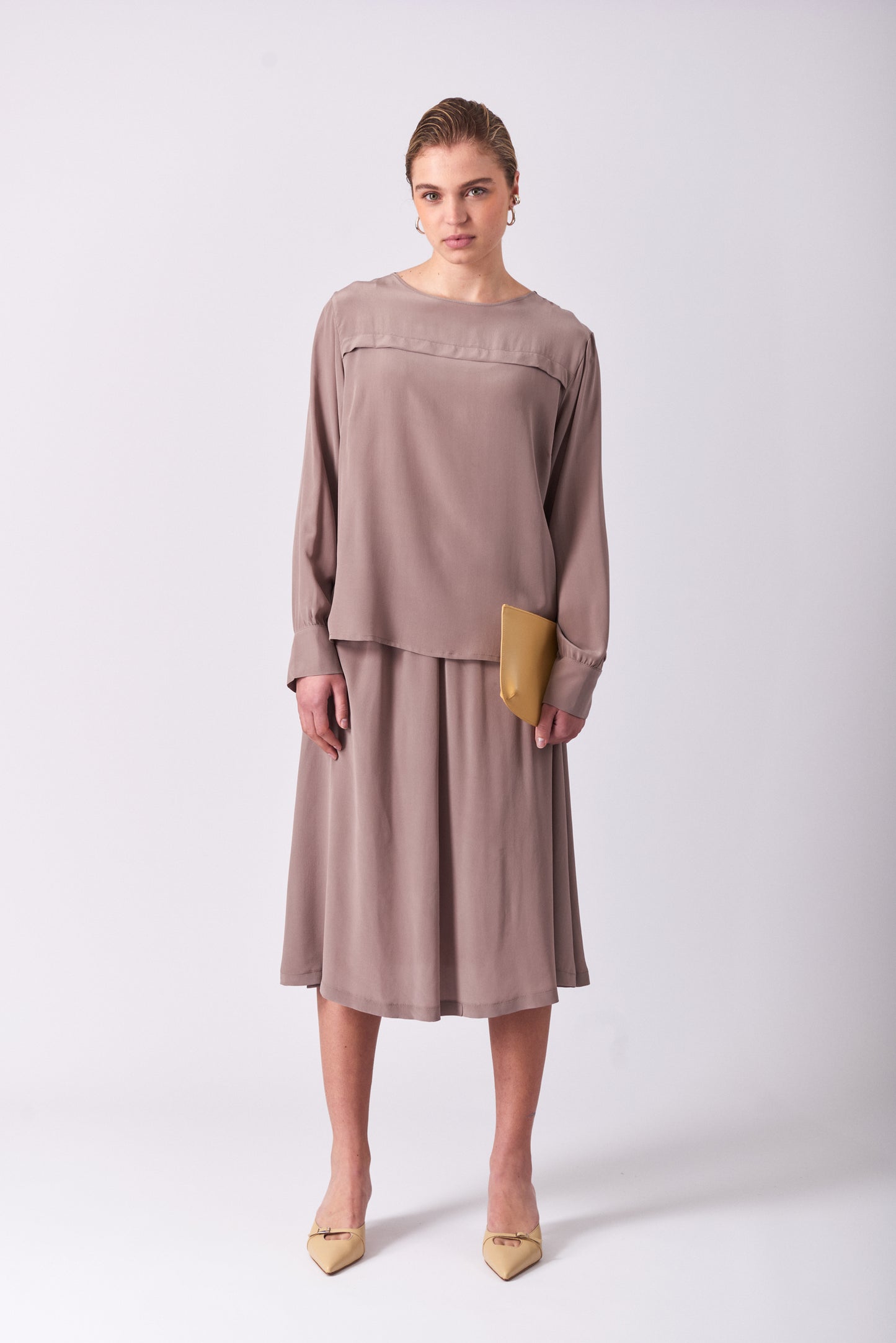 Skirt 1 Medium Length Skirt | Lilac