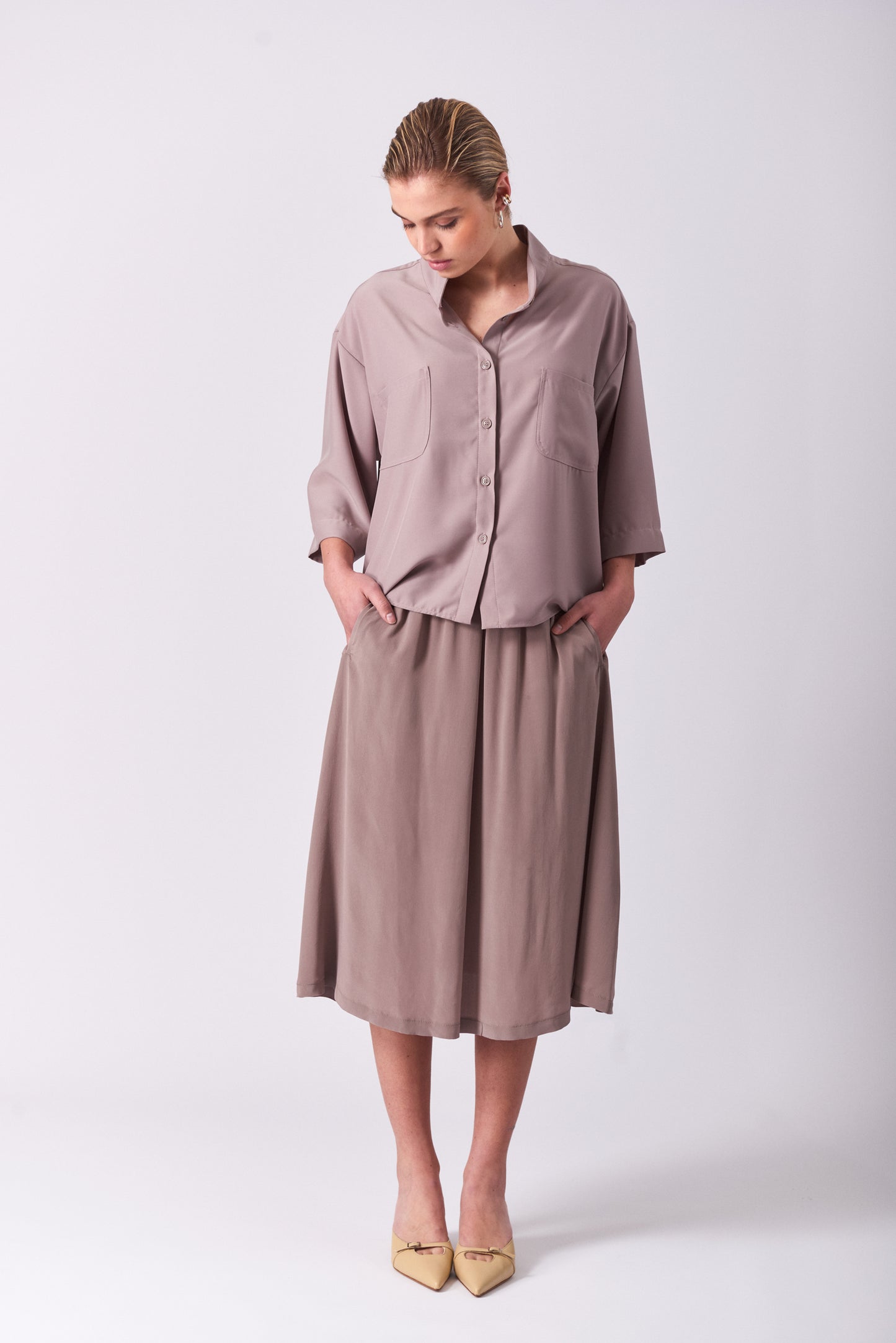 Skirt 1 Medium Length Skirt | Lilac