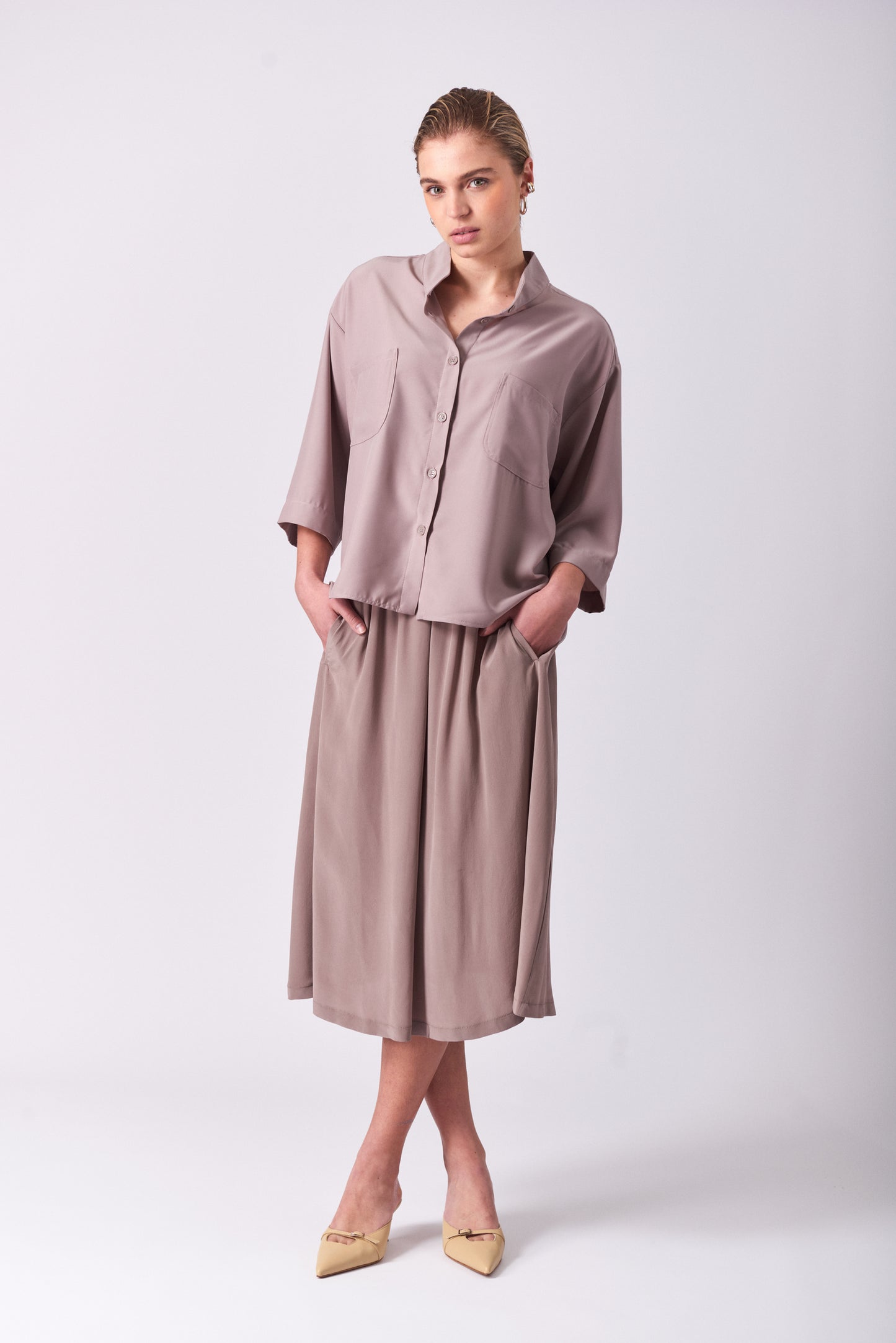 Skirt 1 Medium Length Skirt | Lilac