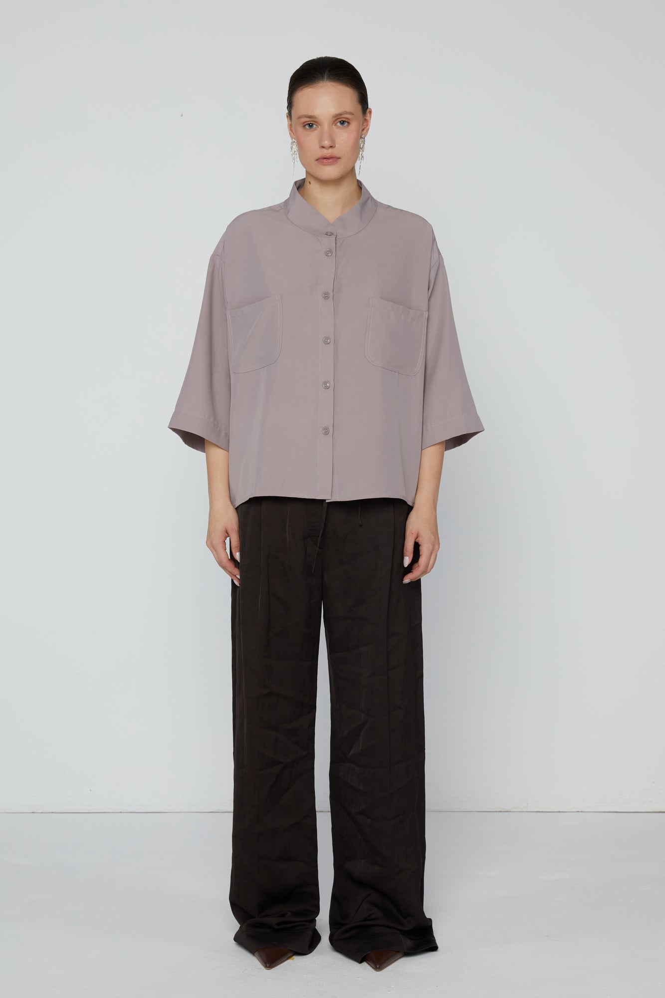 Top 10 Short Sleeved Shirt | Lilac