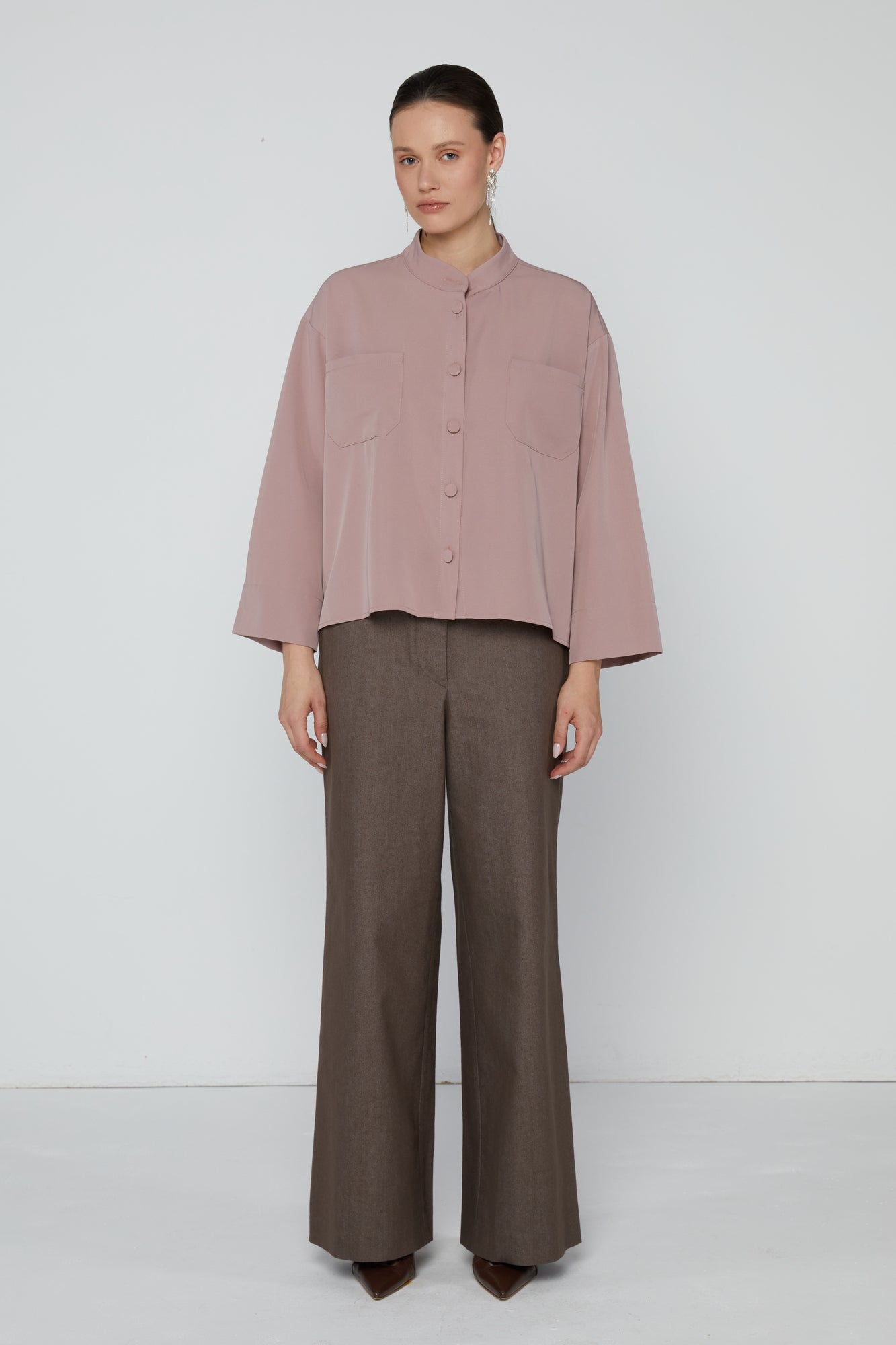 Top 11 Long Sleeved Shirt | Dusty Pink