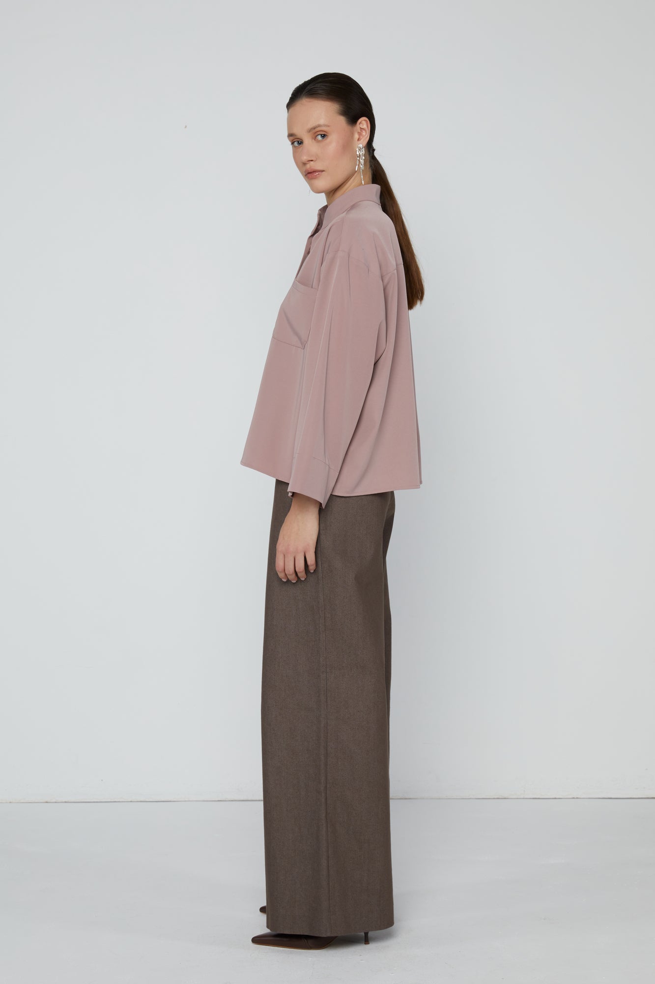 Top 11 Long Sleeved Shirt | Dusty Pink