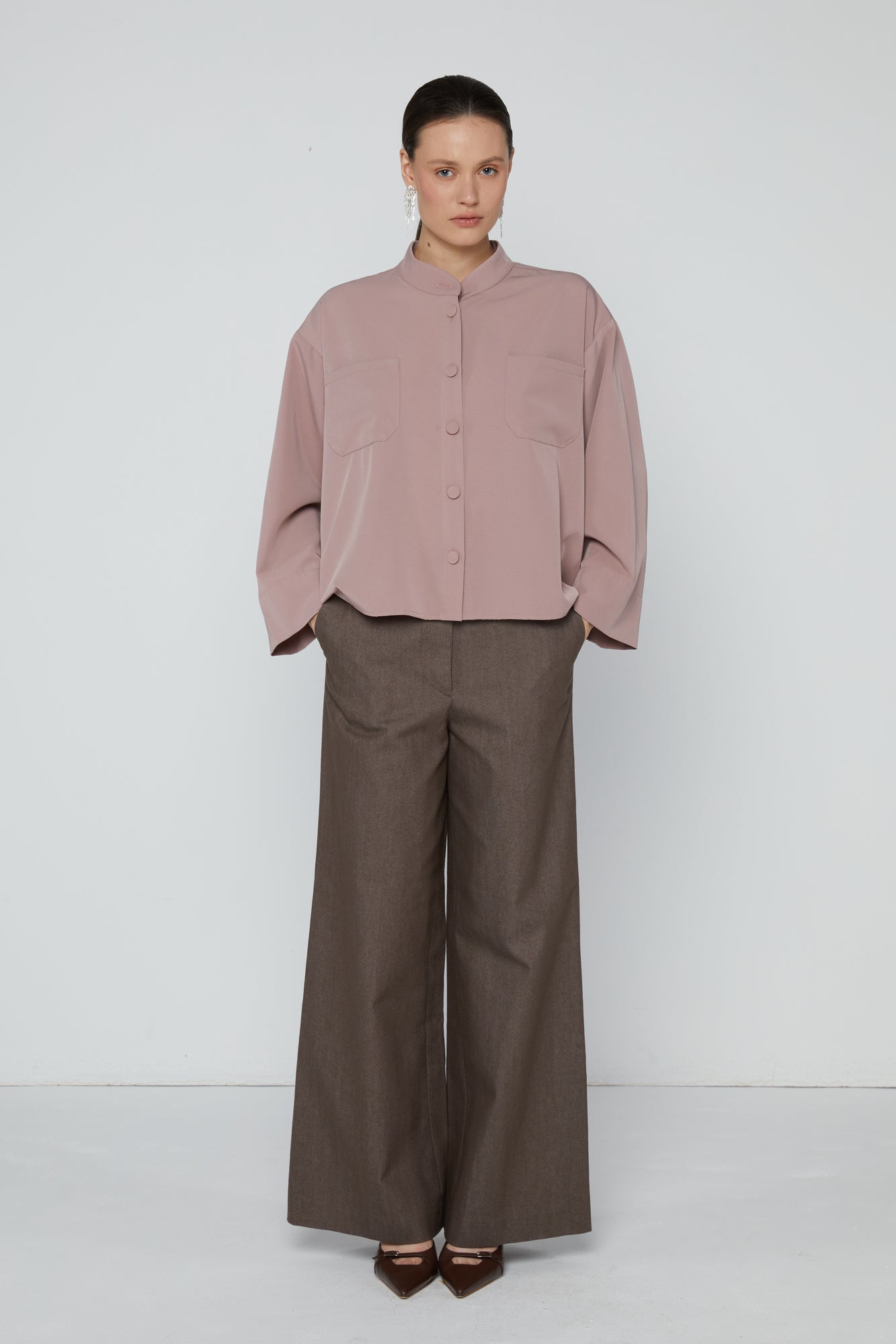 Top 11 Long Sleeved Shirt | Dusty Pink