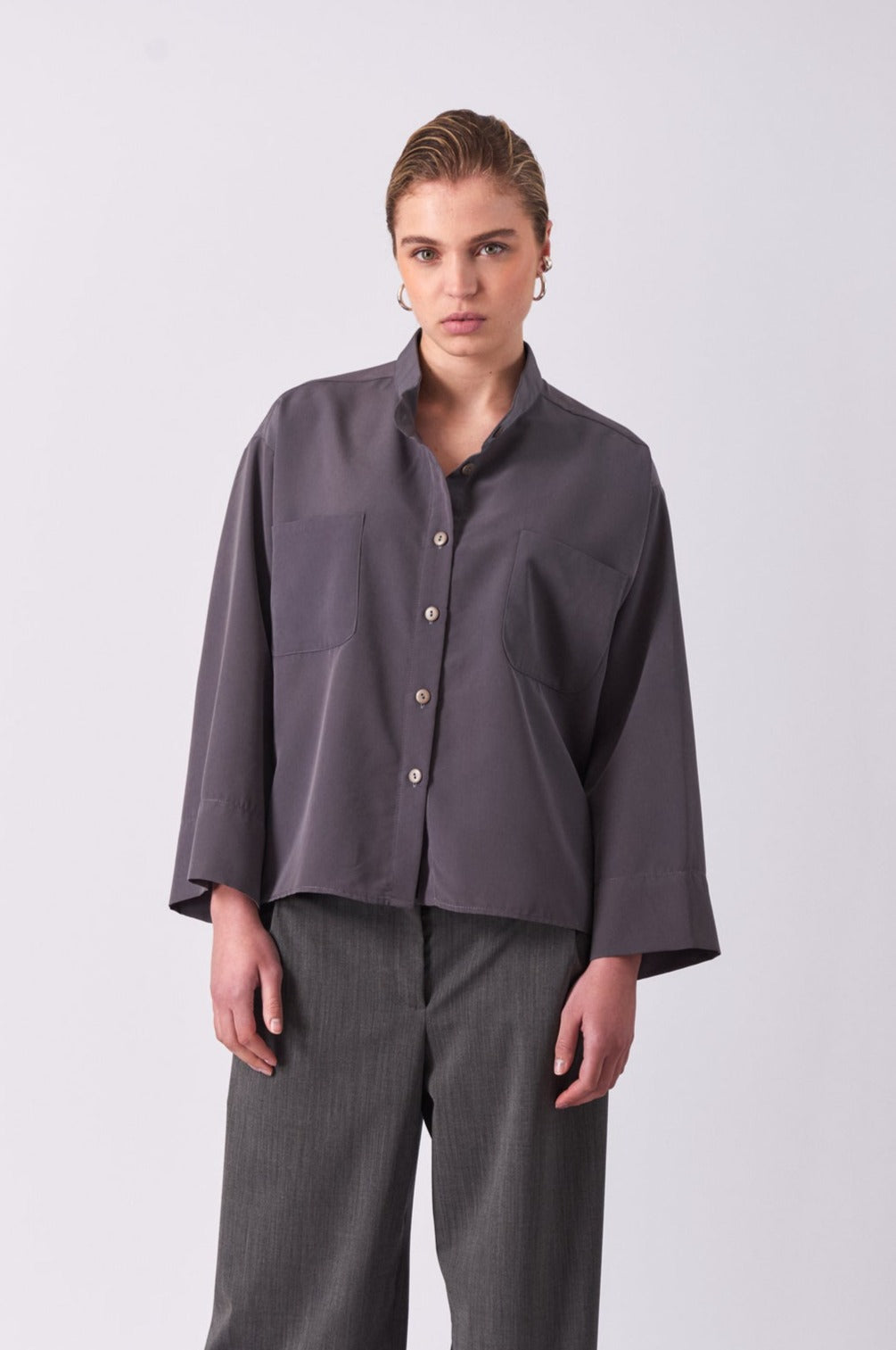 Top 11 Long Sleeved Shirt | Light Grey