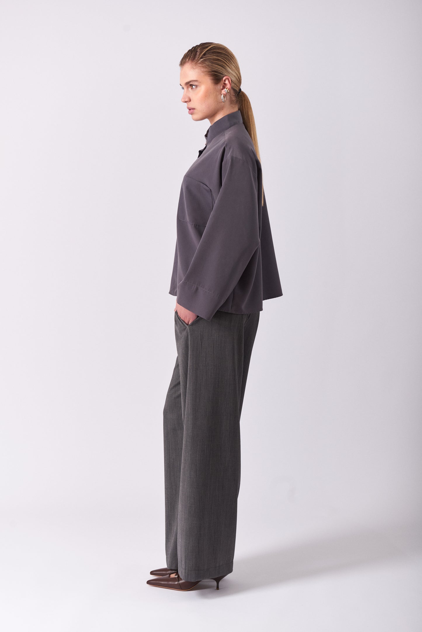Top 11 Long Sleeved Shirt | Light Grey