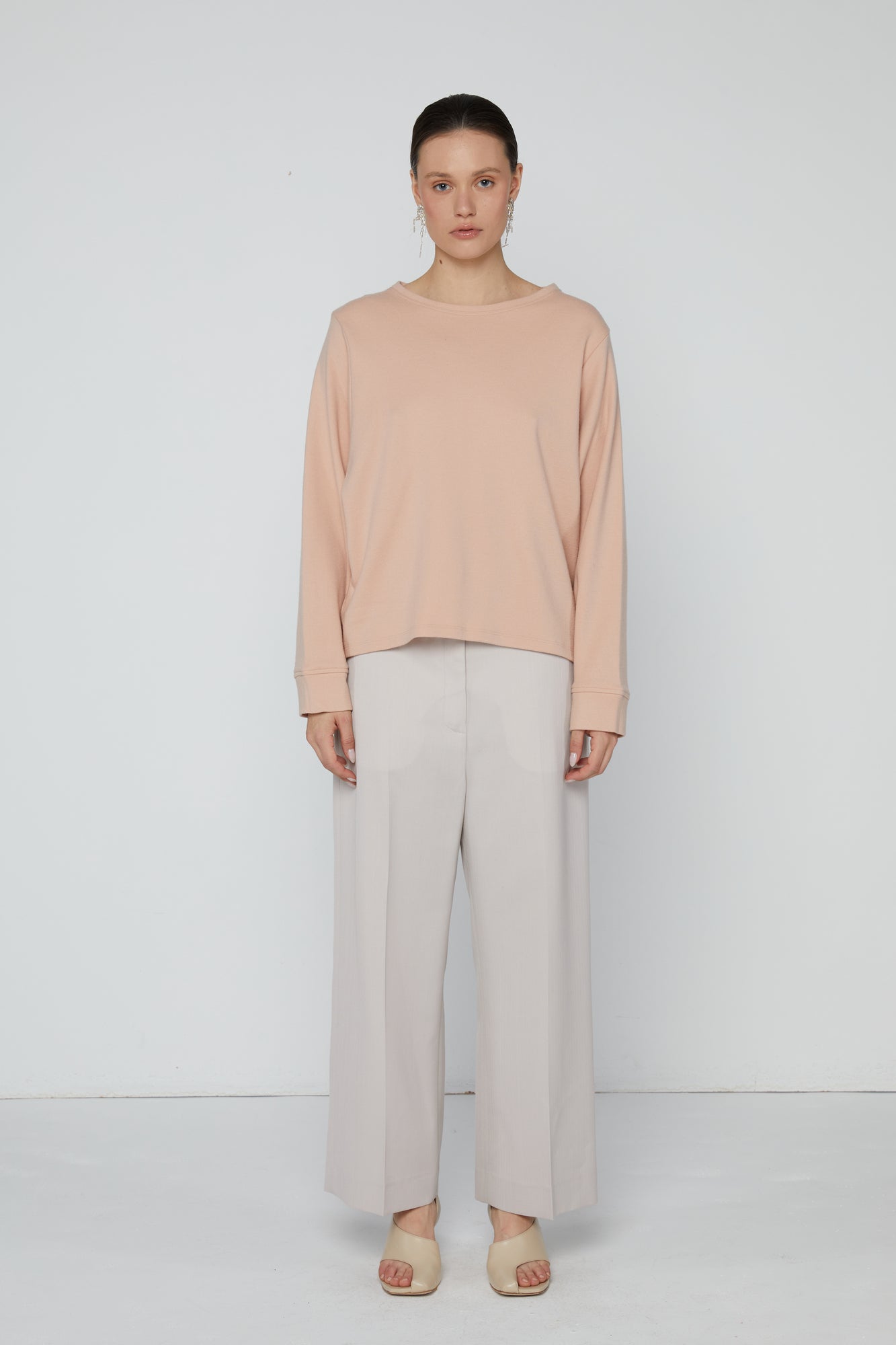Top 22 Crew Neck Sweatshirt | Peach