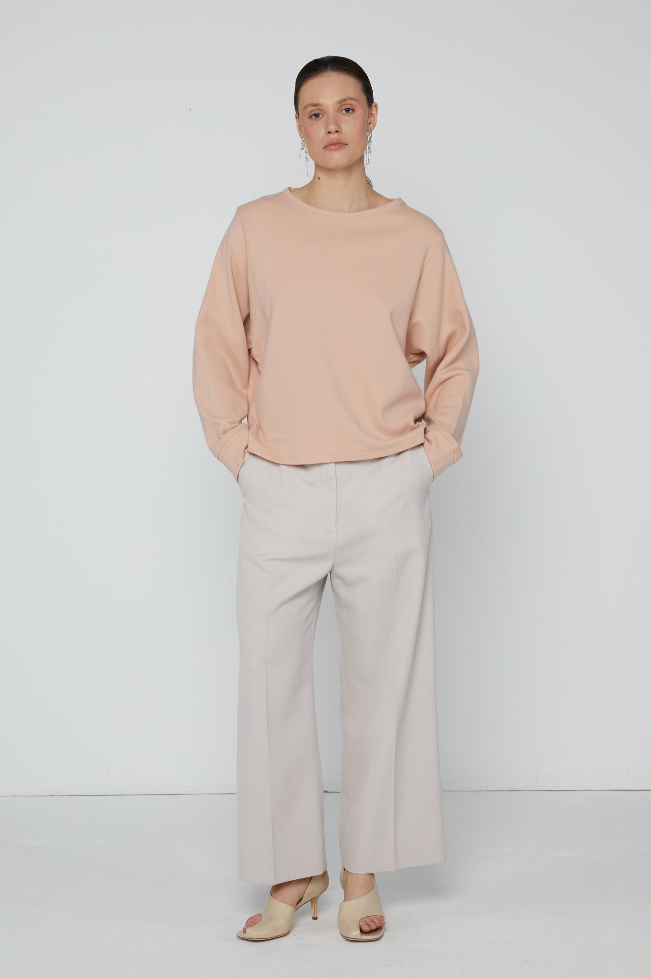 Top 22 Crew Neck Sweatshirt | Peach