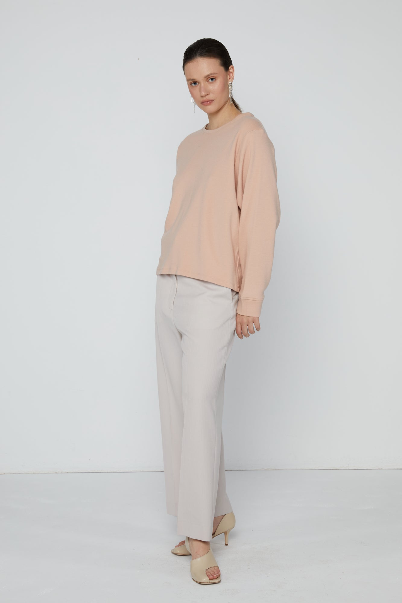 Top 22 Crew Neck Sweatshirt | Peach