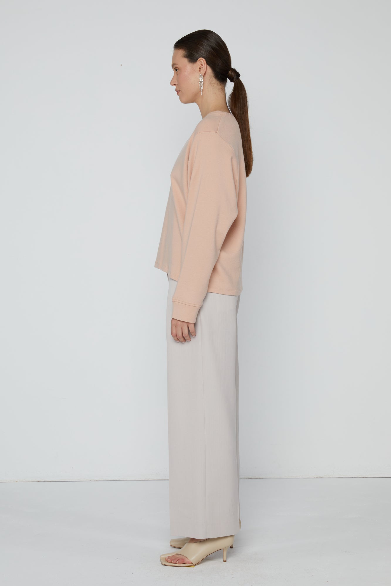 Top 22 Crew Neck Sweatshirt | Peach