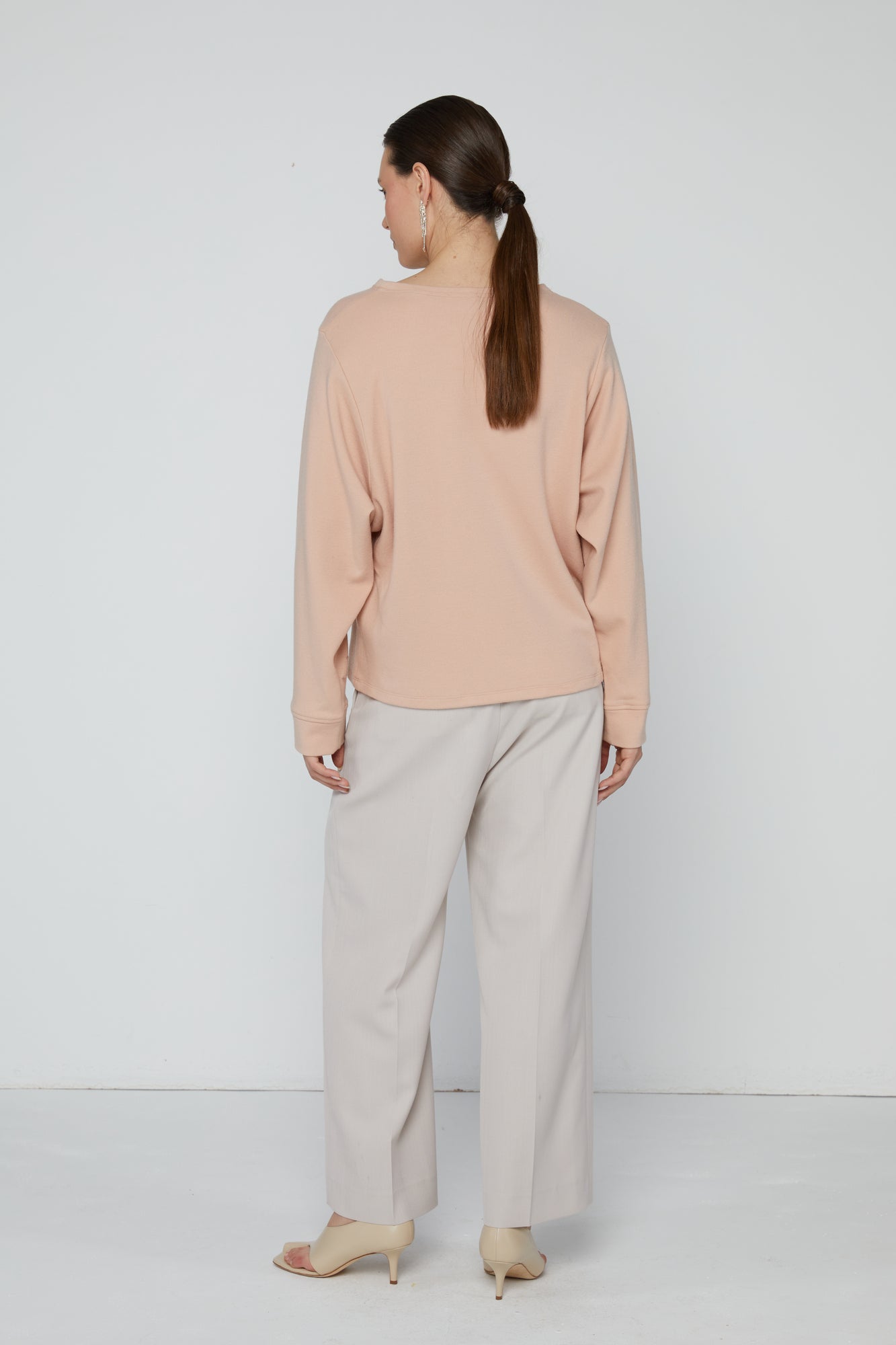Top 22 Crew Neck Sweatshirt | Peach