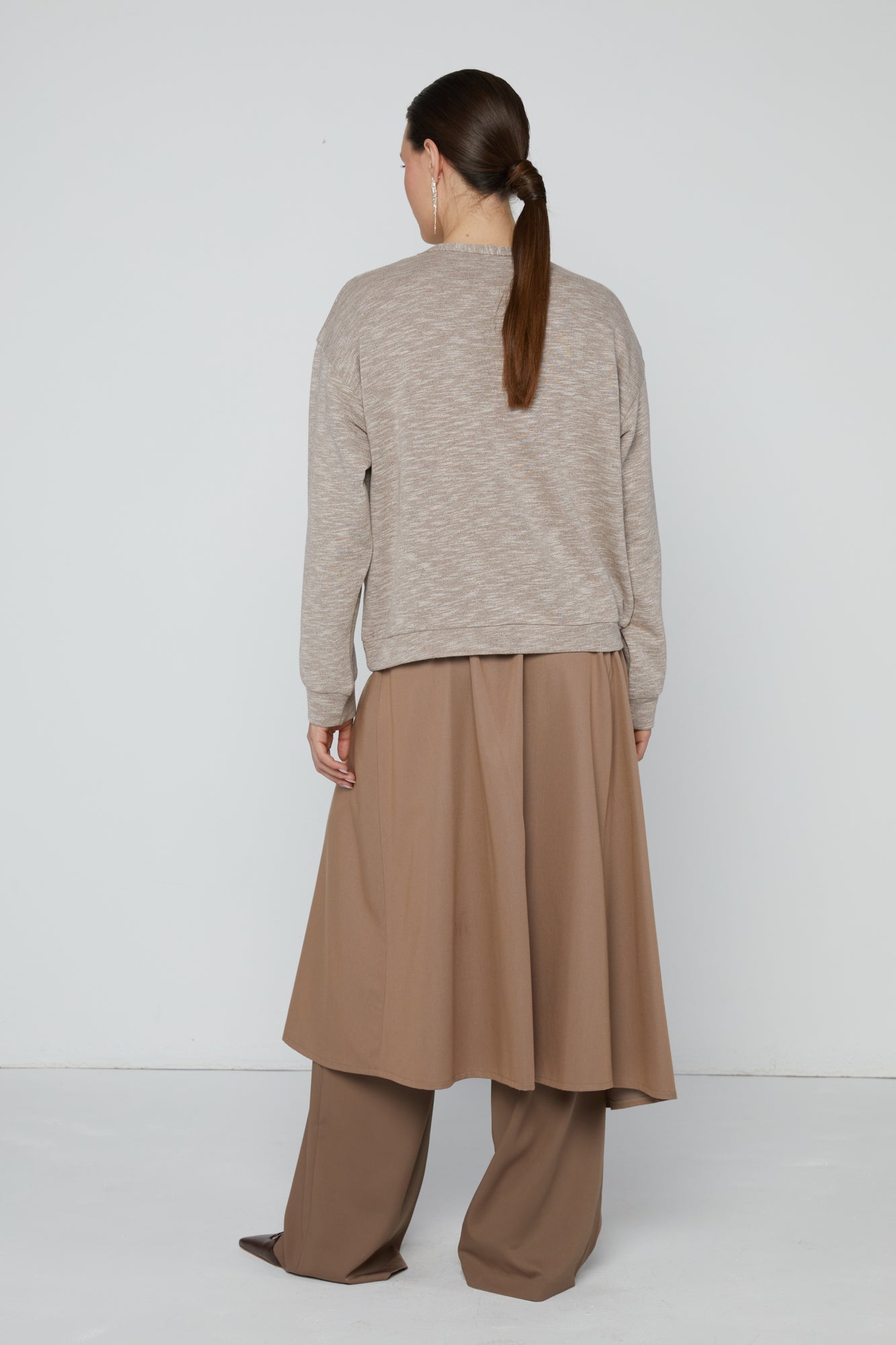 Top 23 Crew Neck Sweatshirt | Nude