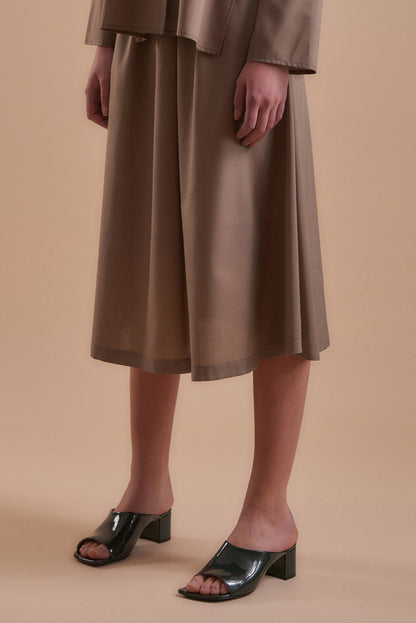 Skirt 1 Medium Length Skirt | Dove Grey