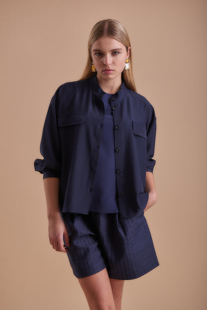 Top 12 Long Sleeved Shirt | Navy