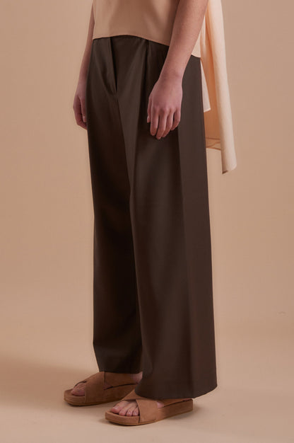 Pants 1 Relaxed Fit Trousers | Coffee