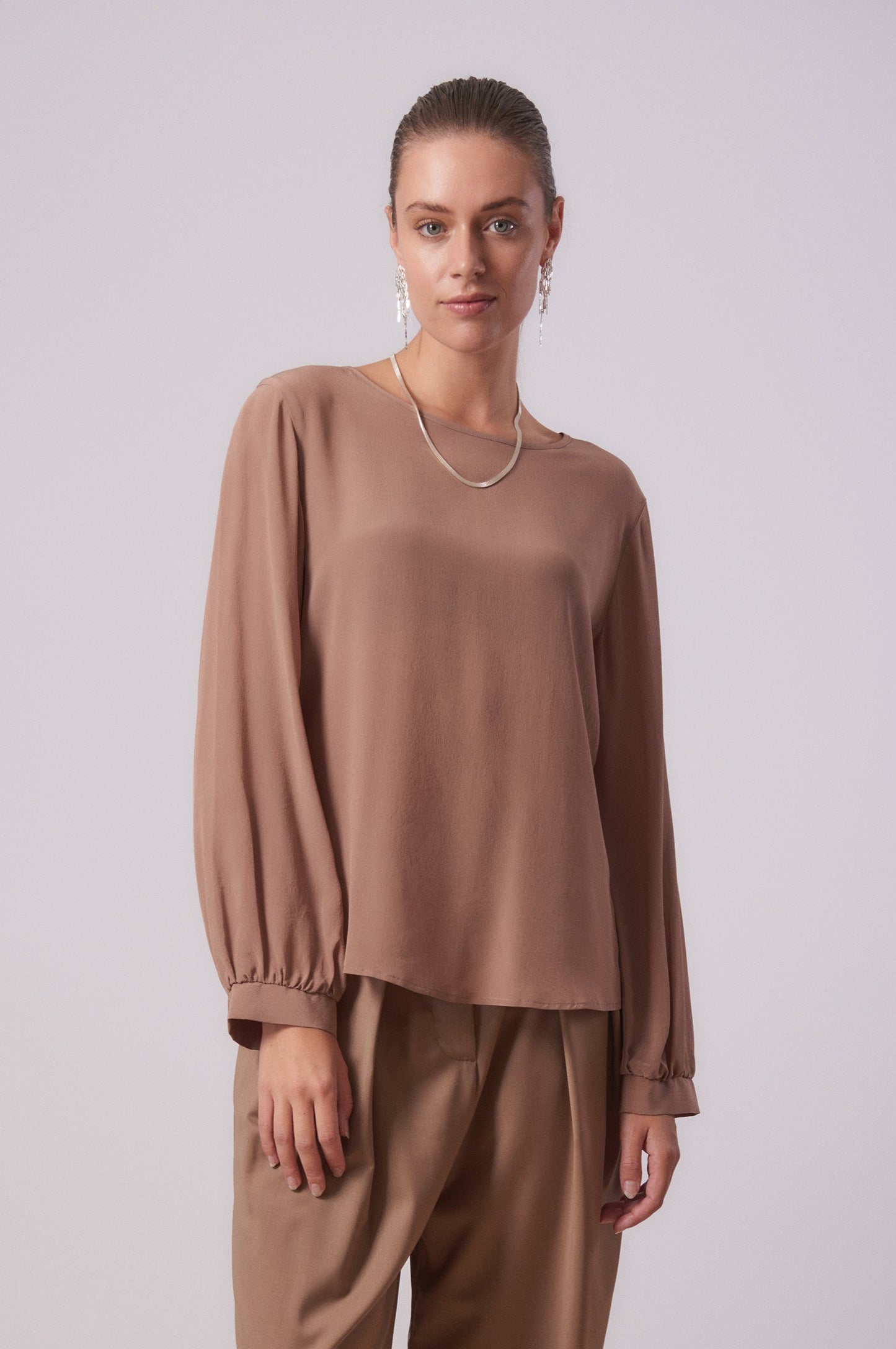 Top 18 Long Sleeved Top | Nude