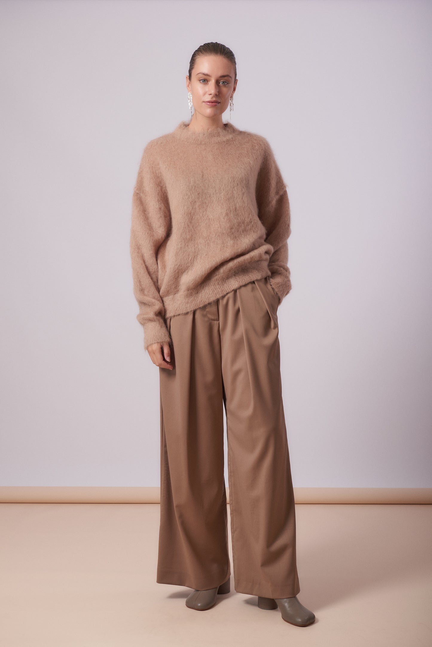 Pullover 1 Mohair Sweater | Nude