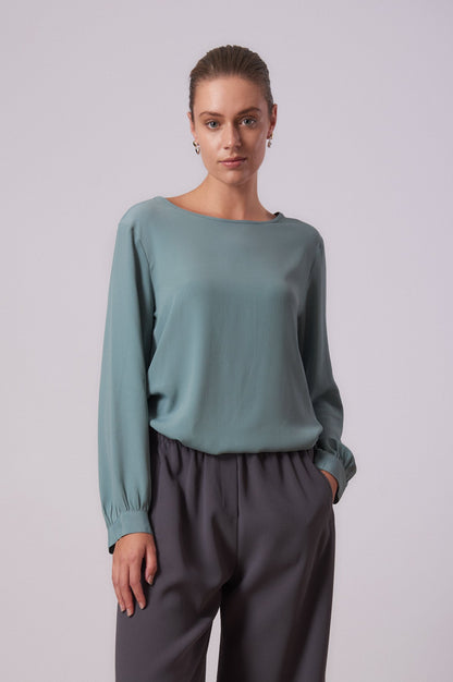 Top 18 Long Sleeved Top | Aqua