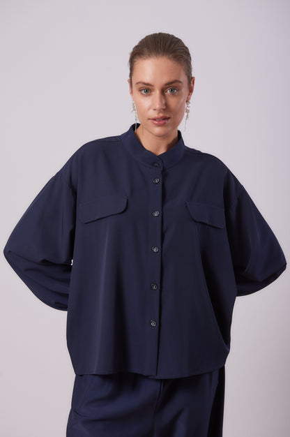 Top 12 Long Sleeved Shirt | Navy