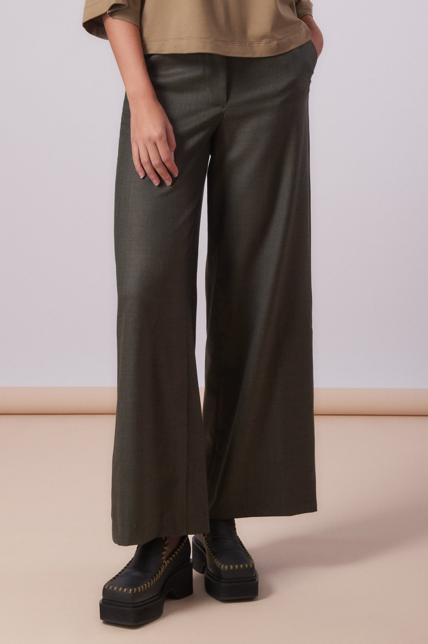 Pants 3 Tailored Trousers | Dark Olive